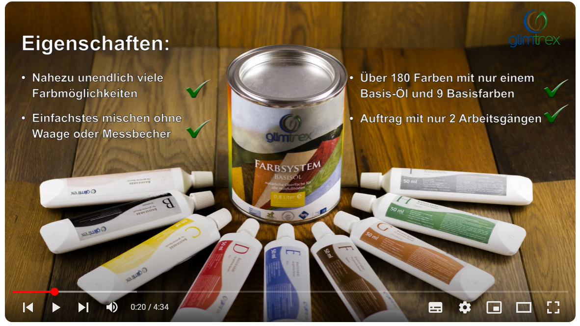 Video laden: glimtrex Farbsystem